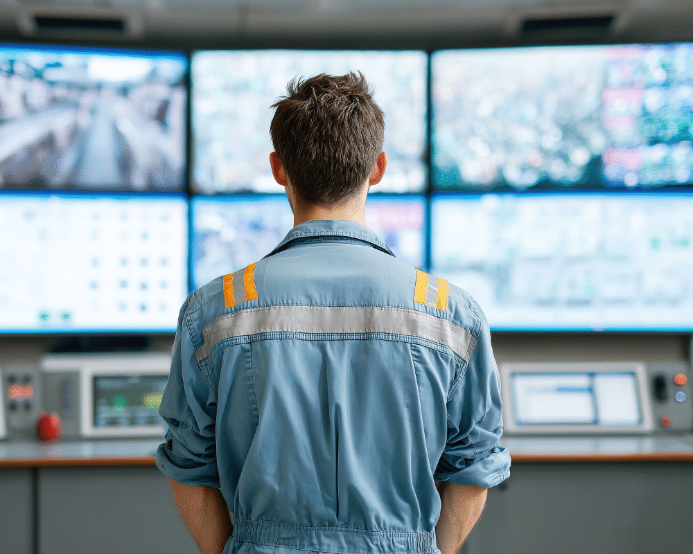 Airline operations professional monitoring multiple systems in an operations control environment, highlighting the limits of experience-based decision making