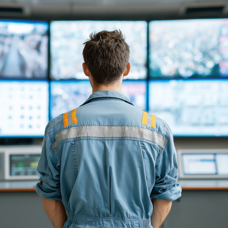 Airline operations professional monitoring multiple systems in an operations control environment, highlighting the limits of experience-based decision making