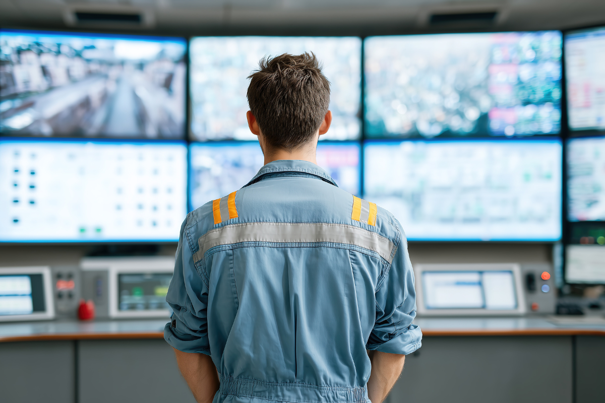 Airline operations professional monitoring multiple systems in an operations control environment, highlighting the limits of experience-based decision making